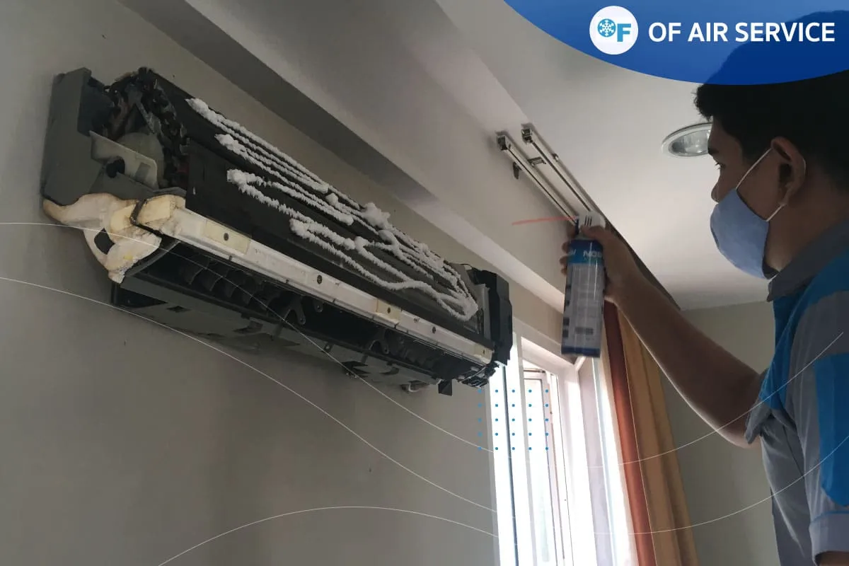 ล้างแอร์ด้วยโฟม